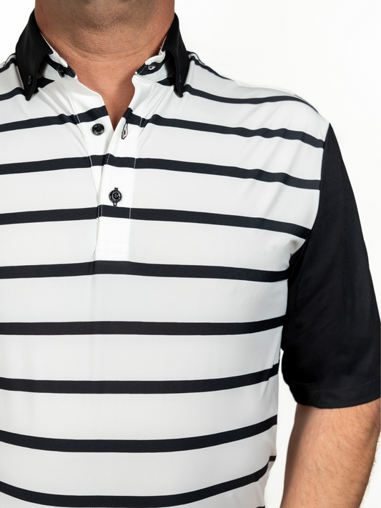 Alford Sport Casual Performance Polo Stripes (Now Available)