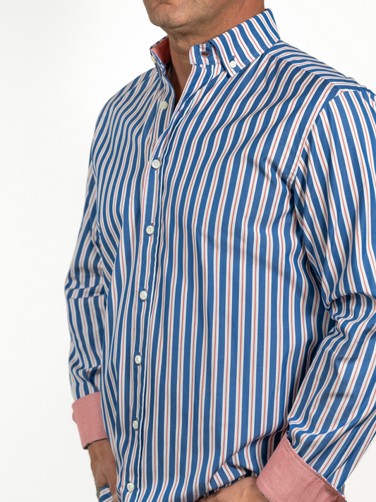 Norfolk Casual Shirt (Now Available in Navy or Pink)