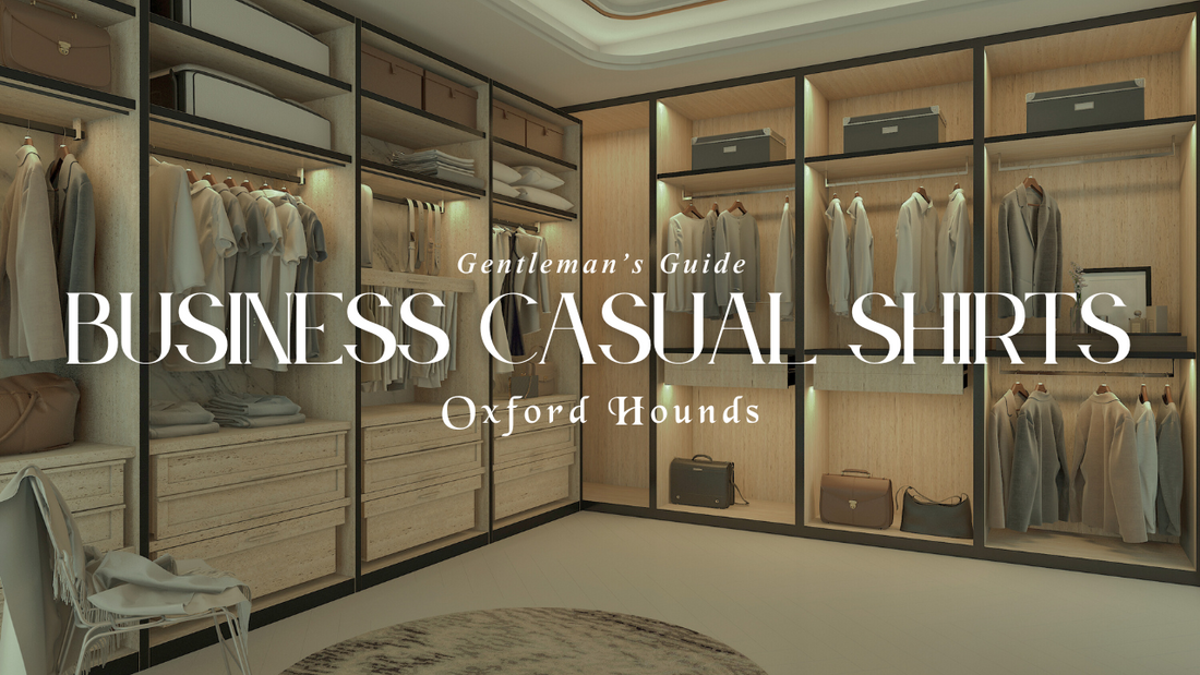 Elevate Your Look with Business Casual Button Down Shirts from Oxford Hounds